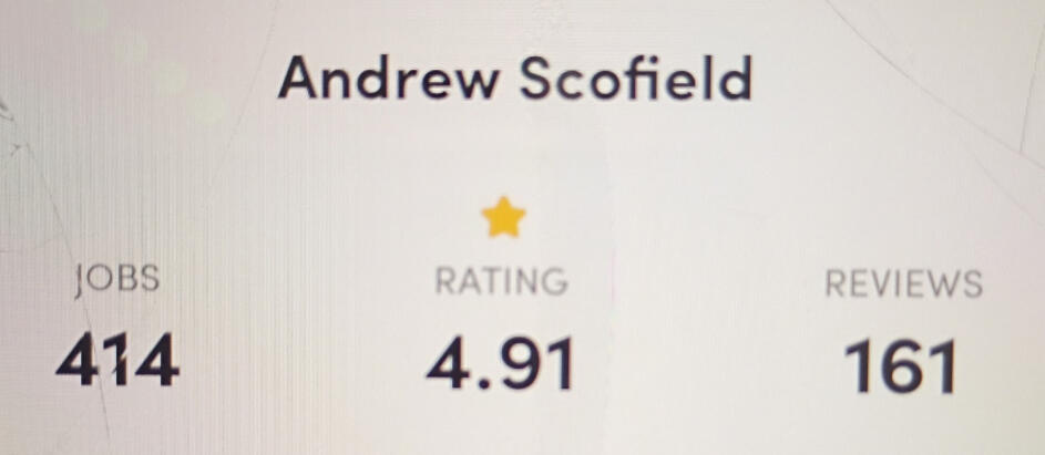 Wayfair service pro 5 Star rating over 400 assemblies